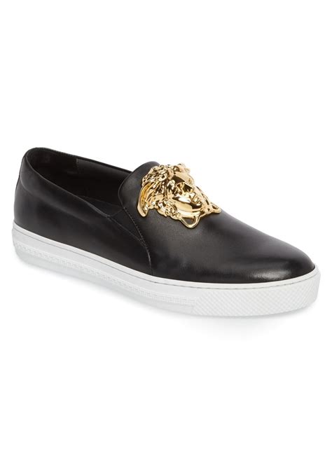 versace men's slip ons|Versace slip ons.